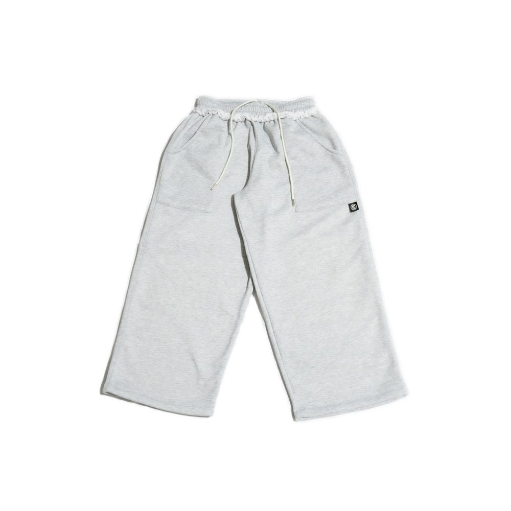 Ultra Wide Pants (Acid Gray)