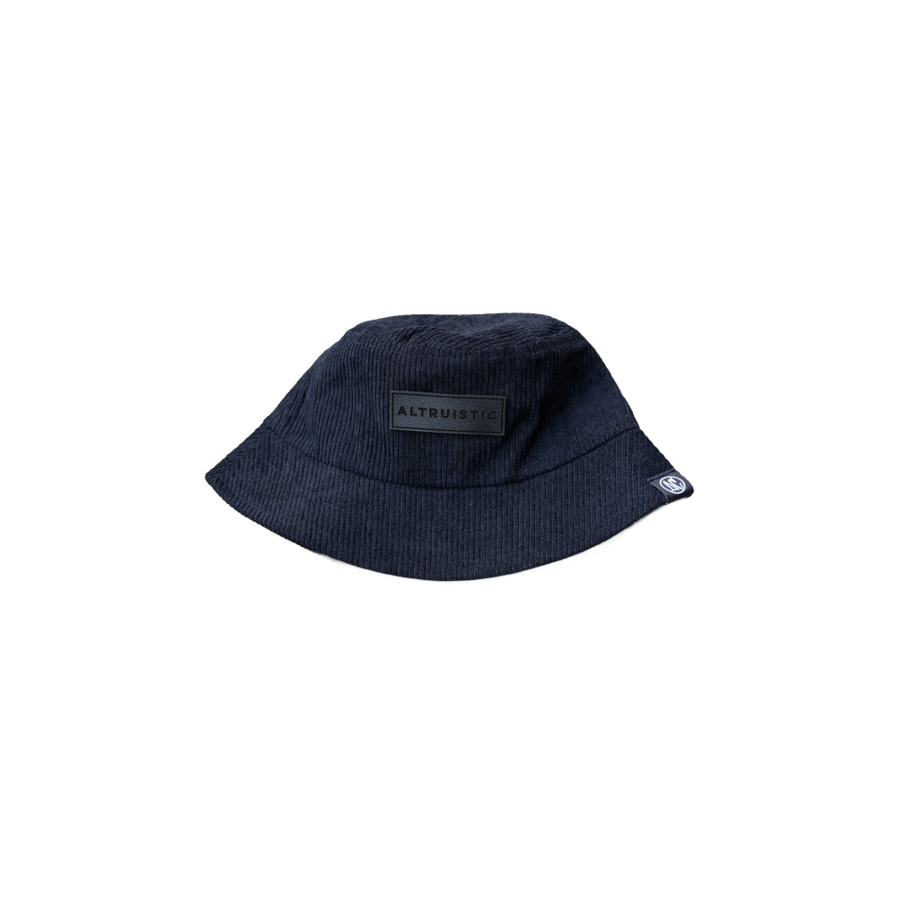 Corduroy Bucket Hat (Black)