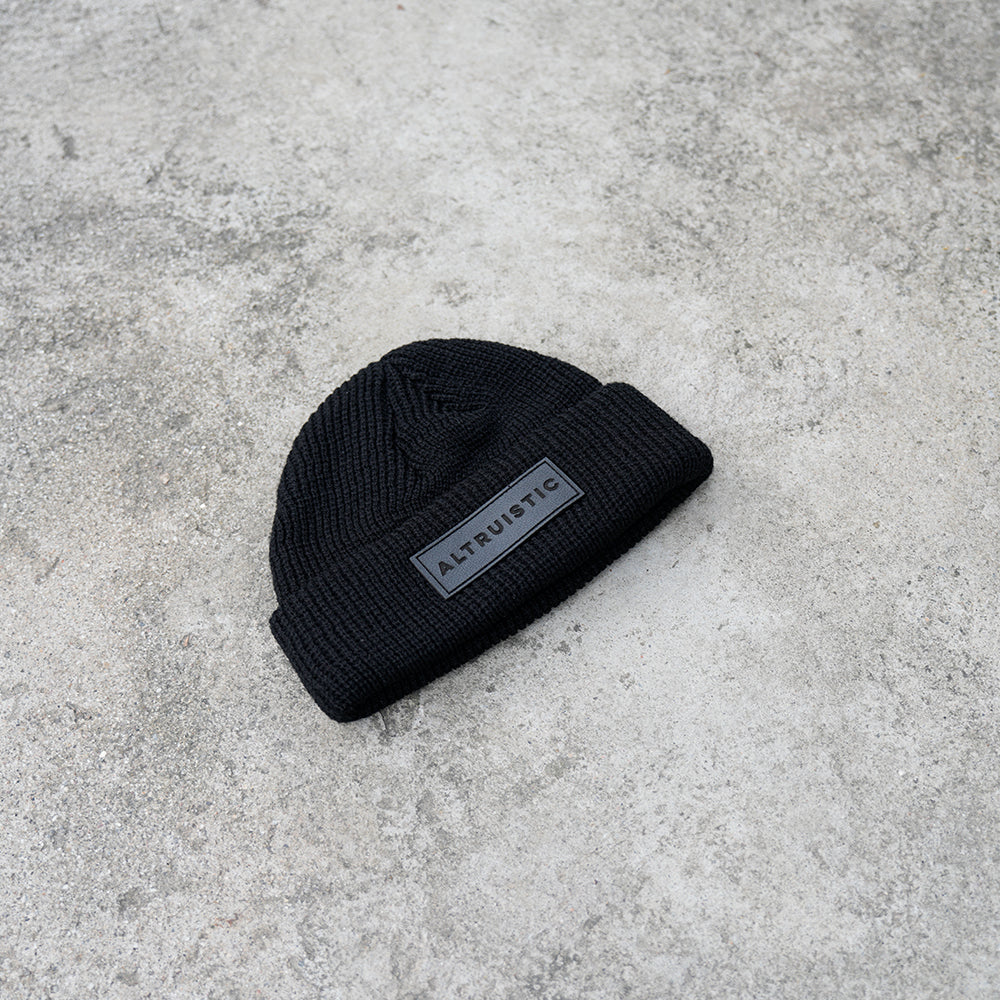 Fisherman Beanie (Black)