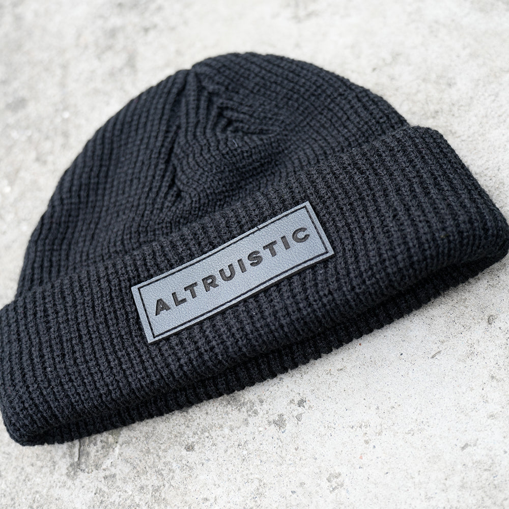 Fisherman Beanie (Black)