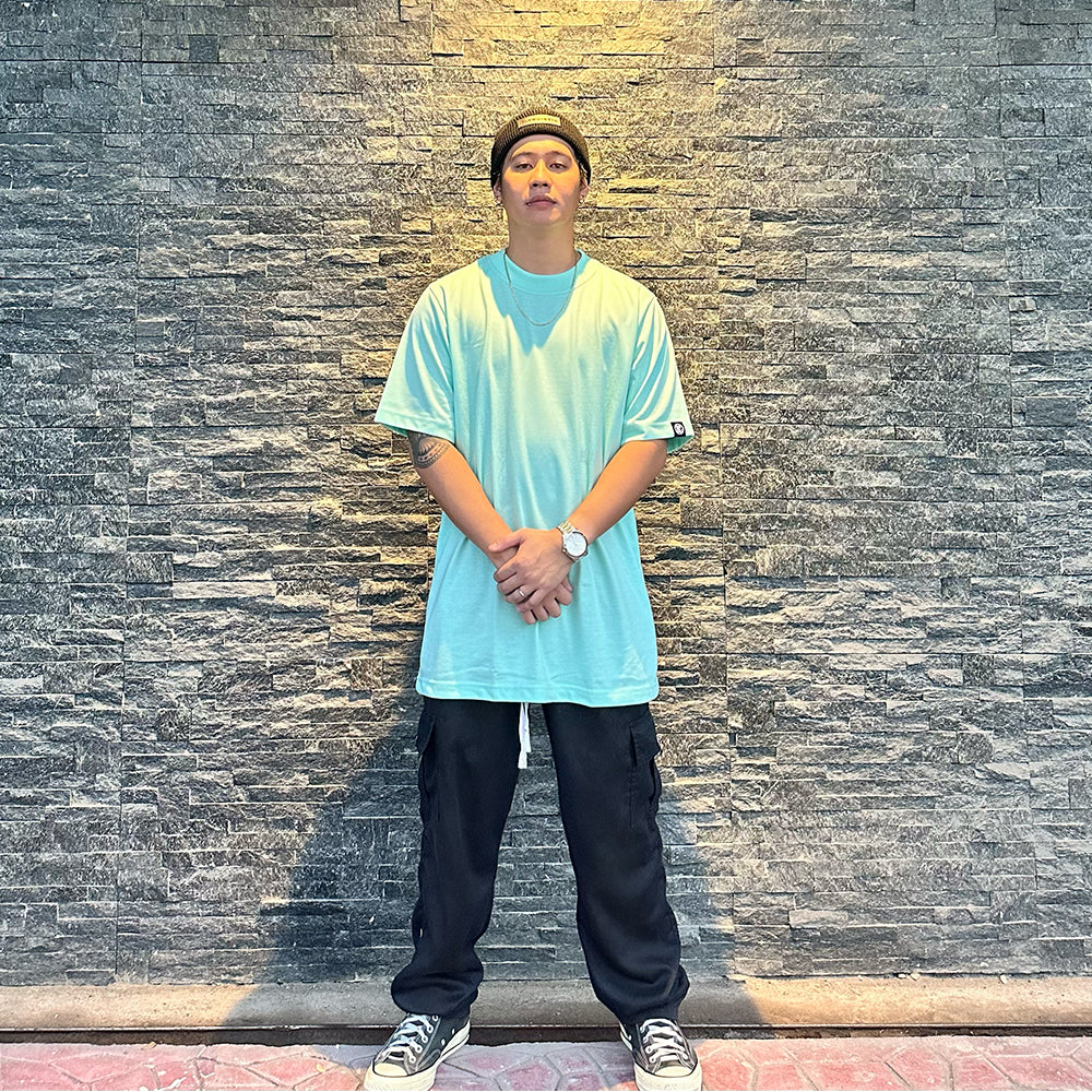 AC Basic Tee (Cyan)
